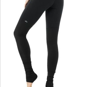 EUC aloyoga goddess leggings - black
